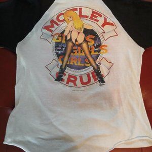 1987  Moltey Crue Girls,Girls,Girls Tour Shirt